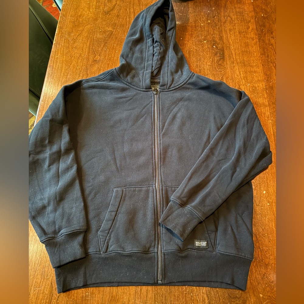 Relaxed Hollister Zip-up Hoodie